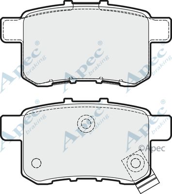 APEC BRAKING Piduriklotsi komplekt,ketaspidur PAD1637